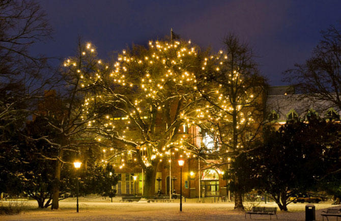 Vinter i Lund. Foto: Kennet Ruona